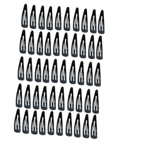 LOLIPPYY 50 Stück Teiliges Haarspangen Mädchen Schwarze Metall haarclips mit Epoxidbeschichtung Sichere Haarnadeln für Kleinkinder und Vielseitiges Haaraccessoire für Alltag Party und von LOLIPPYY