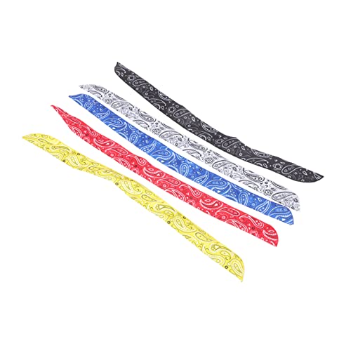 LOLIPPYY 5stücke Stylisches Stoff-haarband Damen Paisley-draht-stirnbänder Mit Süßen Hasenohren Bequem Und Nachhaltig Für Verschiedene Anlässe von LOLIPPYY