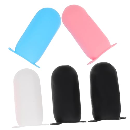 LOLIPPYY 5stücke Teiliges Silikon Flaschenhüllen Auslaufsichere Reisebehälter Für Toilettenartikel Wiederverwendbar Und Leicht Für Frauen Und Männer von LOLIPPYY