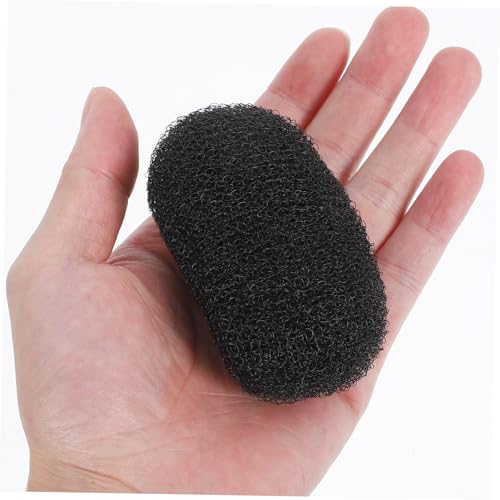 LOLIPPYY 6 Stück Teiliges Haarklammer Frauen Volumengebende Unsichtbare Haarclips aus Leichtem Material Rutschfeste Haarklammern für Dünnes und Lockiges Haar für Ponytail und Dutt Schwarz von LOLIPPYY