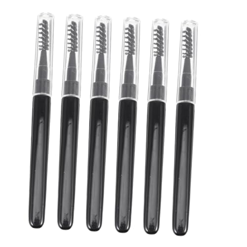 LOLIPPYY 6Stücke Teiliges Wimpernbürsten mit Ergonomischem Design Mascara Applikatoren für Wimpern und Augenbrauen Tragbar und Leicht für Wimpern Trennung und Styling von LOLIPPYY