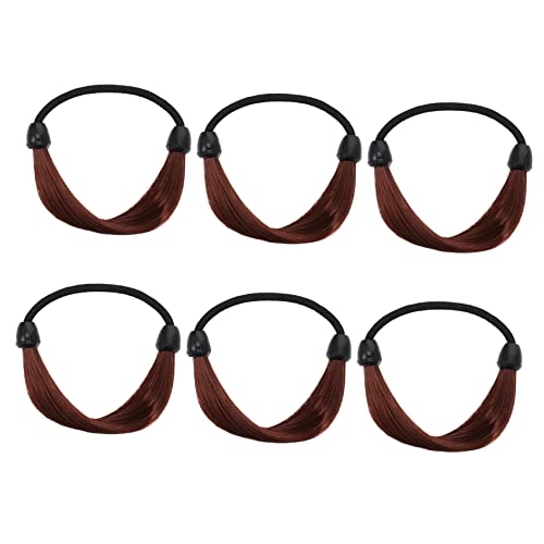 LOLIPPYY 6stücke Elastische Haargummis Für Und Mädchen Ponytail Haargummis Weinrot Für Partys Und Modisches Haaraccessoire LOLIPPYY 6stücke Elastische Haargummis Für Und Mädchen Ponytail Haargummis Weinrot Für Partys Und Modisches Haaraccessoire von LOLIPPYY