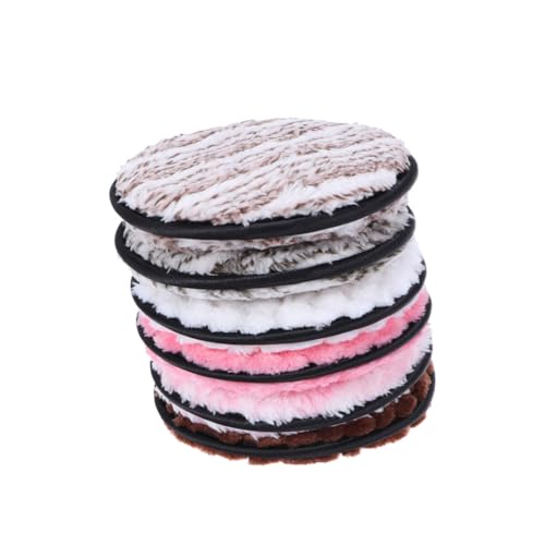 LOLIPPYY 6stücke Wiederverwendbare Abschminkpads Flauschige Gesichtsreinigungspads Für Effektive Make-up Entfernung Waschbar Und Nachhaltig Farben Zufällig Für Damen Und Mädchen von LOLIPPYY