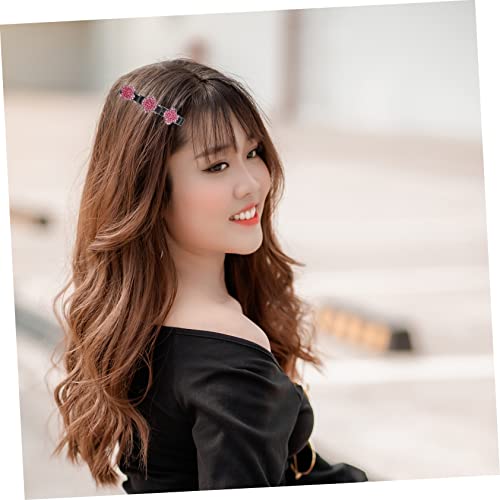 LOLIPPYY 7 Stück Teiliges Haarklammern mit Funkelnden Rhinestones Langlebige Haarspangen für Damen und Mädchen Eleganter Haarschmuck zum Stylen und Fixieren von und Flechtfrisuren von LOLIPPYY