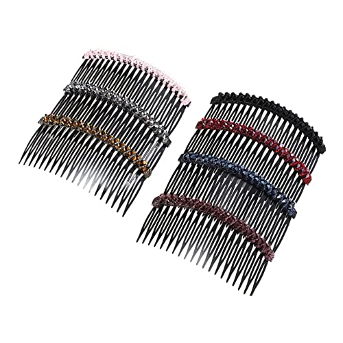 LOLIPPYY 7stücke Kristall Haarkamm Mit Zähnen Haarnadel Clip Haarklammer Für Frauen Mädchen Party Hochzeit Cosplay Zubehör von LOLIPPYY