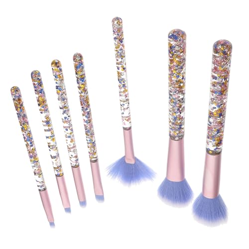 LOLIPPYY 7 Stück Teiliges Make Up Pinselset mit Transparentem Kristallgriff Weiche Dichte Lidschatten und Kosmetikpinsel für Tägliche Verwendung Geeignet für Anfänger und Profis LOLIPPYY 7 Stück Teiliges Make Up Pinselset mit Transparentem Kristallgriff Weiche Dichte Lidschatten und Kosmetikpinsel für Tägliche Verwendung Geeignet für Anfänger und Profis von LOLIPPYY
