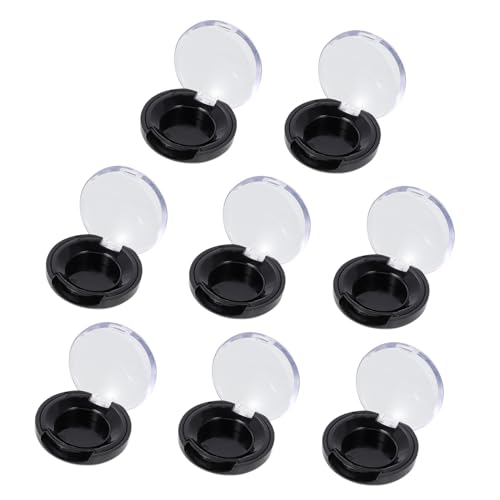 LOLIPPYY 8 Stück Teiliges Lidschatten Subpaket Leere Nachfüllbare Foundation Behälter Kleine Kosmetik Organizer Box Praktisch Tragbar für Make Up Aufbewahrung und DIY Kosmetik von LOLIPPYY