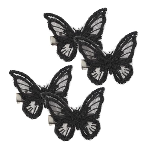 LOLIPPYY 9paare Schmetterling Haarklammern Aus Stickerei Für Mädchen Niedliche Haarspangen Rutschfest Und Dekorativ Für Alltag Und Besondere Anlässe von LOLIPPYY