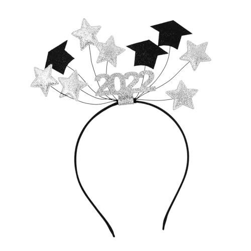 LOLIPPYY Abschluss-stirnband Haarreifen Doktorhut-kopfschmuck Haarband Schicke Haarspange Für Graduation Party Cosplay von LOLIPPYY