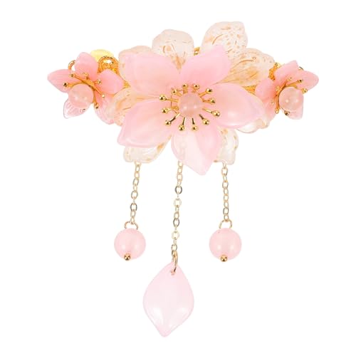 LOLIPPYY Antiker Chinesischer Haarclip mit Quaste Traditioneller Frühlings Haarklammer für Damen und Mädchen Vintage Inspiriertes Hanfu Haarzubehör mit Robustem Federmechanismus Eleganter von LOLIPPYY