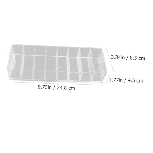 LOLIPPYY Aufbewahrungsbox für Haarschneideaufsätze aus Langlebigem mit Fächern Praktischer Haarschneider Halter Kompakter Organizer für Friseurwerkzeug von LOLIPPYY