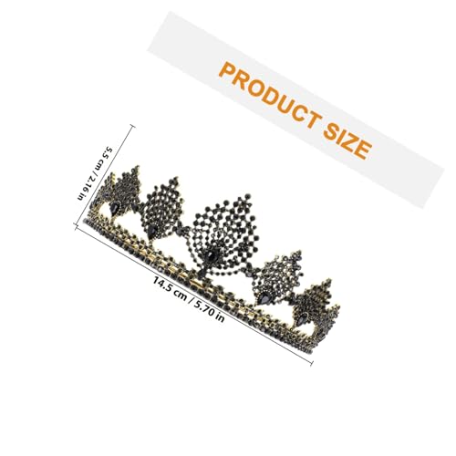 LOLIPPYY Barockstil Retro Strass Inlay Haarkranz Braut Hochzeit Tiara Damen Mädchen Festlich Elegant Leicht Komfortabel für Brautjungfern Bühnenauftritte Party von LOLIPPYY