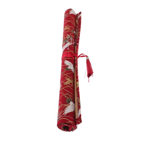 LOLIPPYY Baumwoll Aufbewahrungstasche für Häkelnadeln und Strickzeug Leichtes Etui mit Robustem Design für DIY Zubehör Praktischer Organizer für Näh und Handarbeitsutensilien von LOLIPPYY