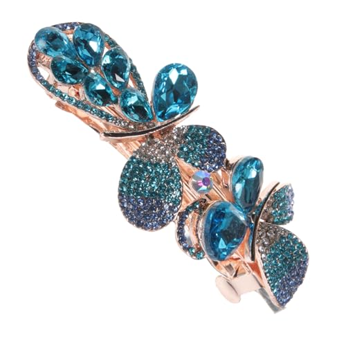 LOLIPPYY Blauer Haarklammer mit Strasssteinen und Schleife Metall Spring Hair Clip Eleganter Haarschmuck für Hochzeit Geburtstag und Festliche Anlässe Komfortabel und Vielseitig für Frauen LOLIPPYY Blauer Haarklammer mit Strasssteinen und Schleife Metall Spring Hair Clip Eleganter Haarschmuck für Hochzeit Geburtstag und Festliche Anlässe Komfortabel und Vielseitig für Frauen von LOLIPPYY