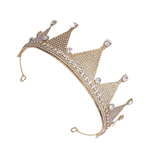 LOLIPPYY Brautkrone Regenbogen-tiara Haarschmuck Für Hochzeit Geburtstag Aus Langlebigem Material Mit Weißem Schmuckstein Schickes Design Für Partys von LOLIPPYY