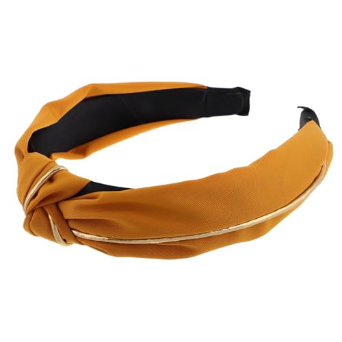 LOLIPPYY Breites Satin Stirnband für Goldfarbenes Knoten Design Stilvolles Haaraccessoire für Alltag und Besondere Anlässe Vielseitig Kombinierbar und Outfit Upgrade LOLIPPYY Breites Satin Stirnband für Goldfarbenes Knoten Design Stilvolles Haaraccessoire für Alltag und Besondere Anlässe Vielseitig Kombinierbar und Outfit Upgrade von LOLIPPYY