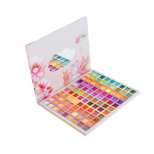 LOLIPPYY Bunte Lidschattenpalette Mit Farben Glitzer Lidschatten Makeup Zubehör Lidschattenplatte Für Augen Make-up von LOLIPPYY