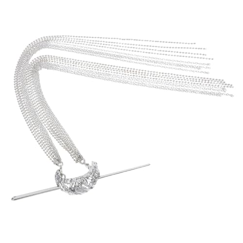 LOLIPPYY Chinese Tassel Hairpin Lang Kette Leicht Traditionell Chinesisch Haarstab für Damen Eleganter Haarschmuck Updo Dutt Zubehör Modern Stilvoll von LOLIPPYY