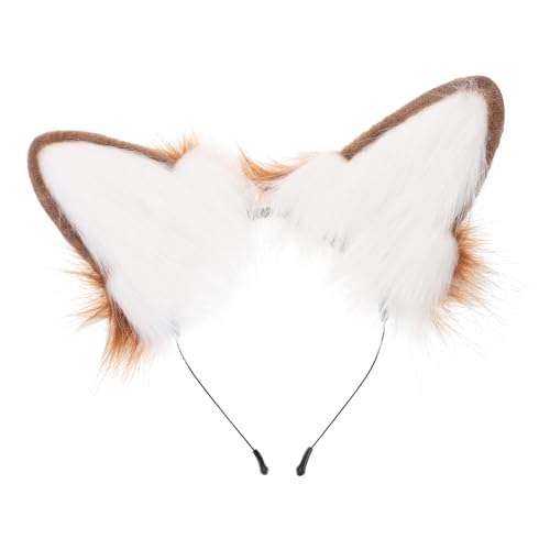 LOLIPPYY Cosplay Hund Ohren Stirnband Plüsch Welpen Faltbare Tierohren Haarreif Leicht Komfortabel Für Tierpartys Rollenspiele Bühnenauftritte von LOLIPPYY