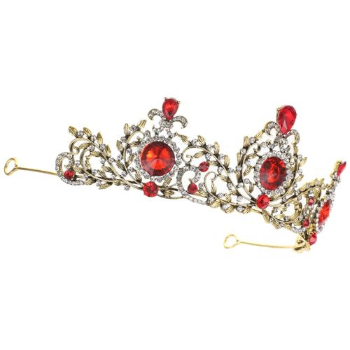 LOLIPPYY Diademe Für Frauen Brautkopfschmuck Für Hochzeiten Roben Strasskrone Strumpfband Hochzeitskrone Für Frauen Hochzeit Brautkrone Brautkrone Brautjungfer Frauenkrone von LOLIPPYY