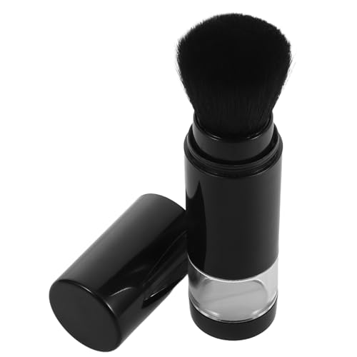 LOLIPPYY Einziehbarer Make-up-pinsel Mit Nachfüllflaschen Tragbarer Puderapplikator Mit Knopf Für Müheloses Verblenden Kontur Für Unterwegs Und Besondere Anlässe von LOLIPPYY