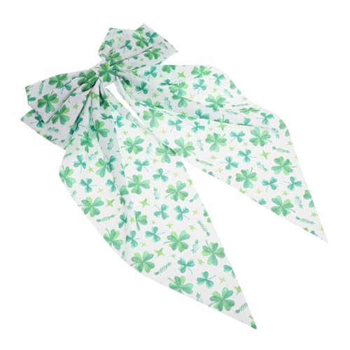 LOLIPPYY Elegante Haarspangen Mit Vierblättrigem Kleeblatt-muster Für Frauen Frühlingshaarschmuck Mit Bogen-design Für Patrick Day Und Festliche Anlässe von LOLIPPYY