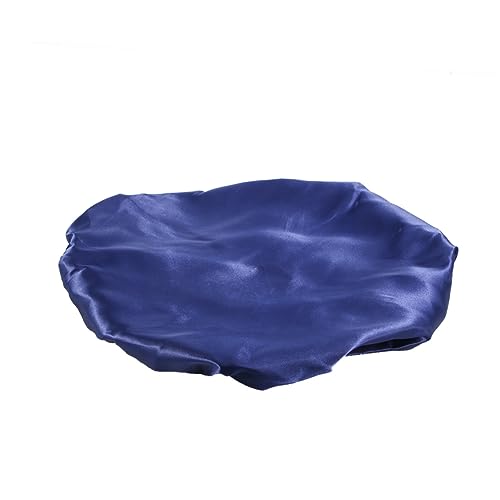 LOLIPPYY Extra Große Satin Schlafhaube mit Elastischem Band Atmungsaktive Haarkappe für Damen Pflegt Haare Beim Duschen Langlebiges Leichtes Material Universelle Tiefe Blautöne LOLIPPYY Extra Große Satin Schlafhaube mit Elastischem Band Atmungsaktive Haarkappe für Damen Pflegt Haare Beim Duschen Langlebiges Leichtes Material Universelle Tiefe Blautöne von LOLIPPYY
