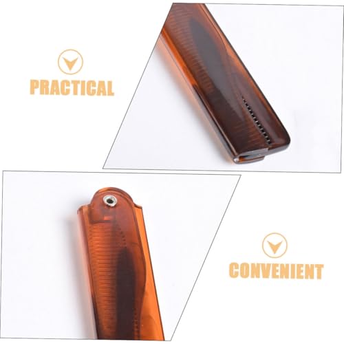 LOLIPPYY Faltbarer Herren Kamm Fein Gezahnt Tragbarer Reisekamm Glatt Statisch Kompakt Leicht für Bart und Haarstyling Unterwegs und Alltag von LOLIPPYY