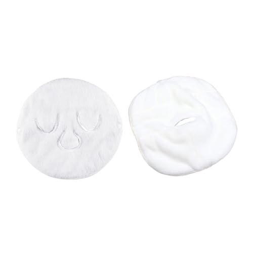 LOLIPPYY Feuchtigkeitsspendendes Weiches Gesichts Handtuch für Hot Compress und Skin Care Mask Fleece Gesichtstuch mit Fixierband zur Porenöffnung und Entspannung bei Gesichtsdampf und von LOLIPPYY