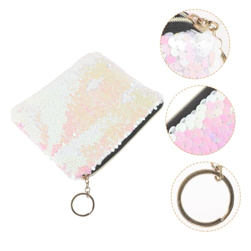 LOLIPPYY Pailletten Tasche Damen Handtasche Mit Reißverschluss Langlebige Münzaufbewahrungstasche Für Damen Für Party Shopping Und Alltag von LOLIPPYY