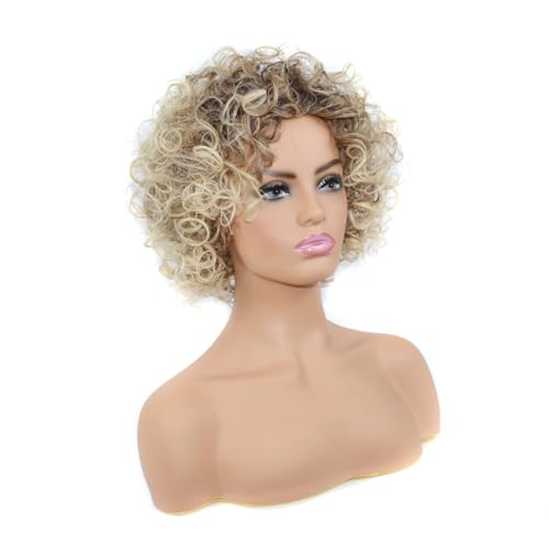 LOLIPPYY Frauen Afro Perücke Haaropper für Frauen grüne Perücke Echthaar-Spitzenperücke Kleid toupet damen echthaar+perücke perücken Frauenfaserperücke Haarperücke mit Knall Golden LOLIPPYY Frauen Afro Perücke Haaropper für Frauen grüne Perücke Echthaar-Spitzenperücke Kleid toupet damen echthaar+perücke perücken Frauenfaserperücke Haarperücke mit Knall Golden von LOLIPPYY