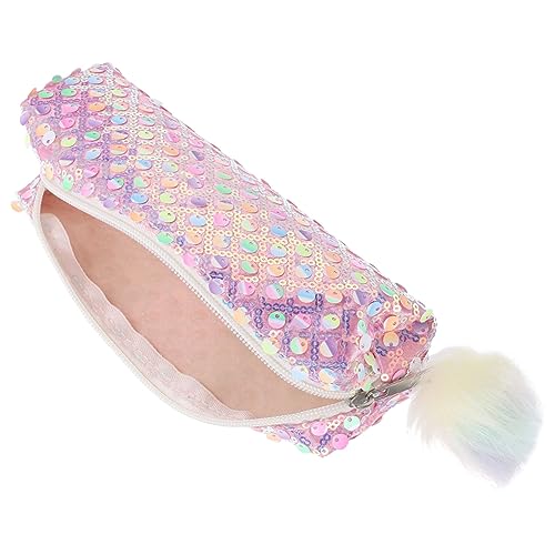 LOLIPPYY Glitzerndes Federmäppchen mit Reißverschluss für Schüler Pailletten Stiftetui Kosmetiktasche in Praktische Aufbewahrung für Schreibwaren und Make Up von LOLIPPYY
