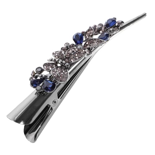 LOLIPPYY Große Haarklammer Damen Haarschmuck mit Strasssteinen Retro Schleifen Design für Dickes und Vielseitig für Hochzeit Geburtstag von LOLIPPYY