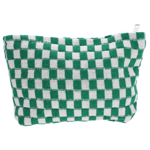 LOLIPPYY Große Kosmetiktasche aus Hochwertigem Strickstoff Praktische Kulturbeutel mit Viel Stauraum Tragbare Schminktasche für Damen und Reisen Multifunktionaler Make Up Organizer mit von LOLIPPYY