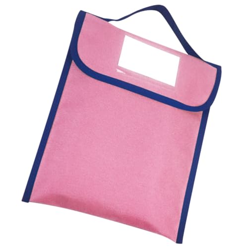 LOLIPPYY Große Nylon Book Tote Bag Handtasche mit Griff Reißfest und Geräumig Vielseitige Stofftasche für Schule Outdoor Einkauf Camping und Tägliche Nutzung Praktischer Handheld Book von LOLIPPYY