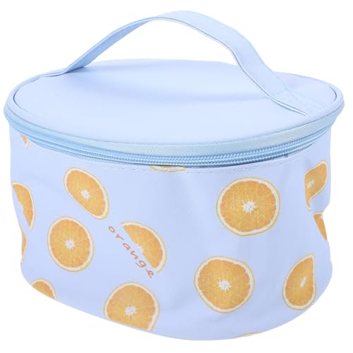 LOLIPPYY Große PU Kosmetiktasche mit Avocado Print Geräumiger Makeup Organizer Tragbar und Handlich als Reise Kosmetikbeutel für Mädchen und Damen von LOLIPPYY