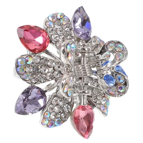 LOLIPPYY Haarklammer Klein Bunte Glitzer haarspange Damen Haarschmuck Kompakt Robust für Alltag Party Frisuren Styling von LOLIPPYY