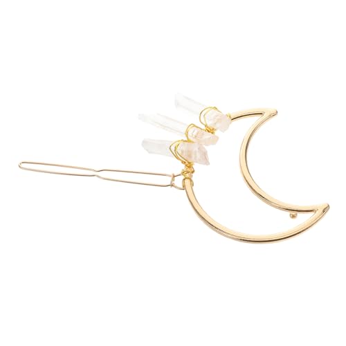 LOLIPPYY Elegante Wasserfall-haarspangen Aus Natürlichem Mit Geometrischem Mond-design Für Hochzeiten Und Besondere Anlässe Stilvolle Haarschmuck-accessoires Für Frauen Und Mädchen von LOLIPPYY