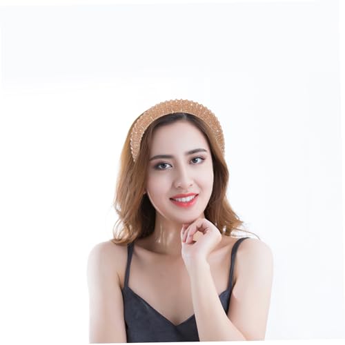 LOLIPPYY Handgefertigtes Perlen Haarband Damen Eleganter Haarreif mit Filigranen Schmuckperlen für Party und Alltag Modischer Haarschmuck für Frauen von LOLIPPYY