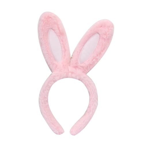 LOLIPPYY Hasenohren Haarreif Leichtes Stirnband mit Weichen Kaninchenohren für Damen und Mädchen Karneval Ostern Party Kostümaccessoire Angenehm und Druckreduzierend von LOLIPPYY