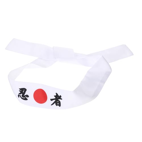 LOLIPPYY Japanisches Stirnband mit Symboldruck Atmungsaktives Bandana für Kochen Sport und Cosplay Unisex Kopfbedeckung für Karate Japanisches Kostüm und Alltag Schweißabsorbierend von LOLIPPYY