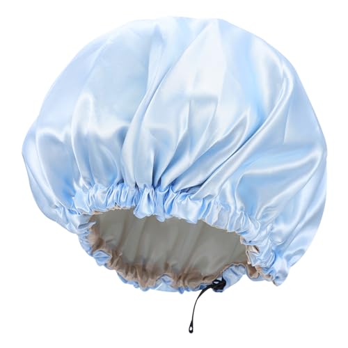 LOLIPPYY Junge Mädchen Duschhaube Verstellbare Badekappe Für Mädchen Doppel-layer Schlafhaube Leicht Bequem Für Haarpflege Und Reisen von LOLIPPYY