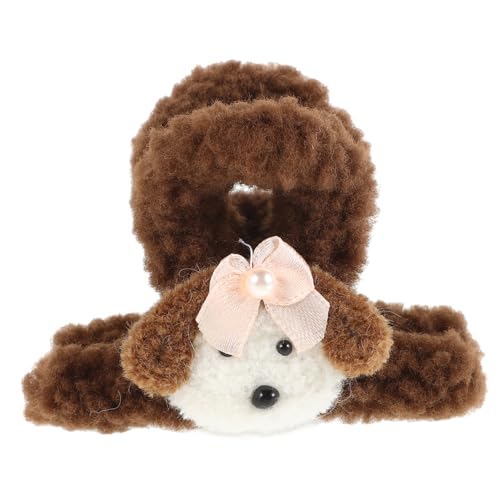 LOLIPPYY Kawaii Plüsch-haarklammer Für Und Mädchen Niedlicher Hundedesign Haarclip Große Und Flauschige Krallenklammern Winterliche Kunstfell-haaraccessoires Tier-haarspangen LOLIPPYY Kawaii Plüsch-haarklammer Für Und Mädchen Niedlicher Hundedesign Haarclip Große Und Flauschige Krallenklammern Winterliche Kunstfell-haaraccessoires Tier-haarspangen von LOLIPPYY
