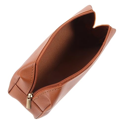 LOLIPPYY Kosmetiktasche für Make Up und Stifte Multifunktionale Kompakte Reise Organizer Tasche Braun Leicht Langlebig für Unterwegs von LOLIPPYY