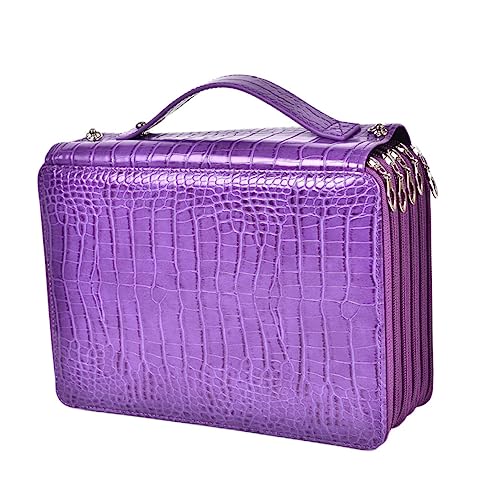 LOLIPPYY Kunstspeicherbeutel große Federtasche Tasche für Federmäppchen großes Federmäppchen Zeichnen von Bleistiften Tragbarer Bleistiftfall Zeichnen von Bleistiftkoffer Pu Violett LOLIPPYY Kunstspeicherbeutel große Federtasche Tasche für Federmäppchen großes Federmäppchen Zeichnen von Bleistiften Tragbarer Bleistiftfall Zeichnen von Bleistiftkoffer Pu Violett von LOLIPPYY