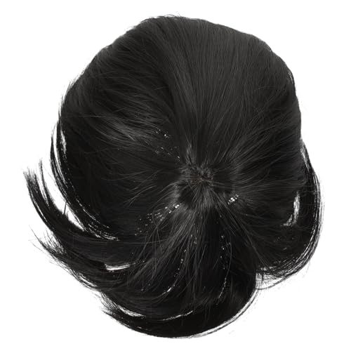 LOLIPPYY Kurzhaar Perücke mit Geraden Schwarzen Haaren und Niedlichen Leichte und Langlebige Cosplay Perücke für Damen für Party und Alltag von LOLIPPYY