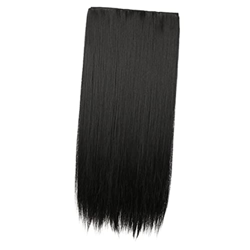 LOLIPPYY Lange Glatte Haare Perücke Flechten Extensions Clip in Pferdeschwanz Damen Haar-accessoires von LOLIPPYY