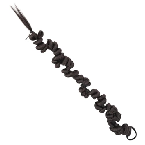 LOLIPPYY Lange Synthetische Geflochtene Pferdeschwanz extensions mit Unregelmäßigen Zöpfen Leicht zu Tragen Modisches Haarteil für Frauen Geeignet für Party Hochzeit Alltag und von LOLIPPYY