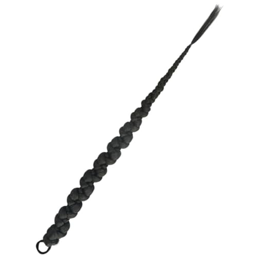LOLIPPYY Langes Geflochtenes Pferdeschwanz Haarteil aus Synthetischem Haar für Damen Einfache Styles Leichte Handhabung für Partys Glattes und Glamouröses Aussehen von LOLIPPYY