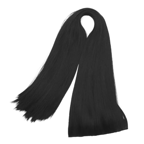 LOLIPPYY Langes Gerades Haarteil Clip-in Haarverlängerung Aus Synthetischem Haar Nahtlos Für Damen Für Besondere Anlässe Und Stilvolle Frisuren von LOLIPPYY